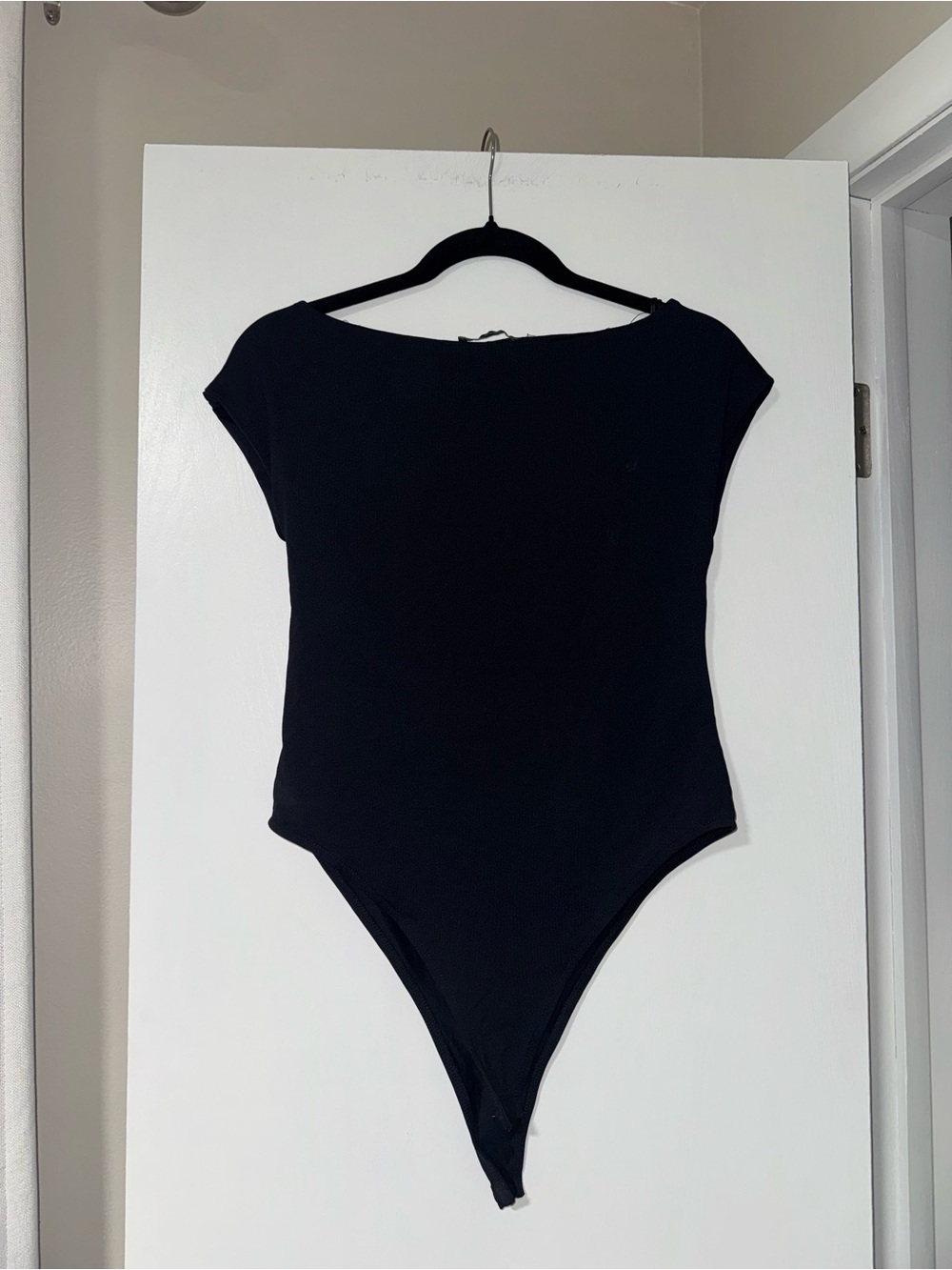 Zara Black Short Sleeve Bodysuit